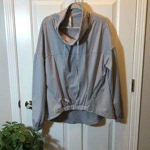 Fabletics dolman sleeve sweatshirt with raised hem